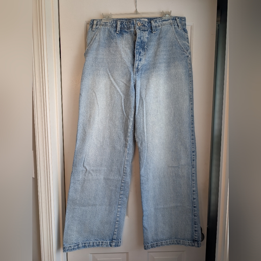 KanCan Light Wash Wide Leg Jeans Size 13/30